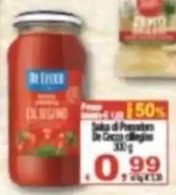 CTS Supermercati Salsa di Pomodoro De Cocco offerta