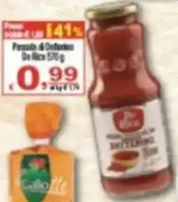 CTS Supermercati Passata di Datterino De Rica offerta