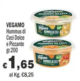 Primo Prezzo Vegamo Hummus di Ceci Dolce e Piccante offerta