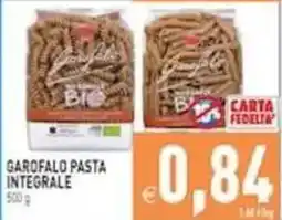 Pim Supermercati Garofalo pasta integrale offerta