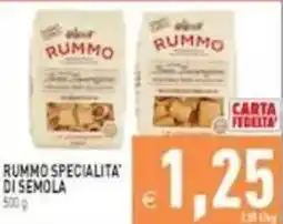 Pim Supermercati Rummo specialità di semola offerta