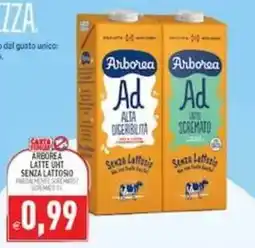 Pim Supermercati Arborea latte UHT senza lattosio offerta