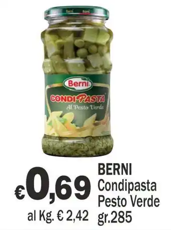 Primo Prezzo Berni Condipasta Pesto Verde offerta