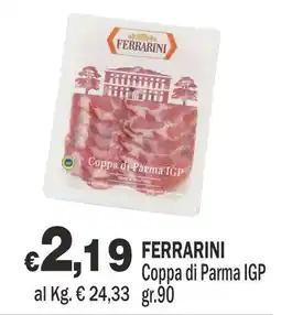 Primo Prezzo Ferrarini Coppa di Parma IGP offerta