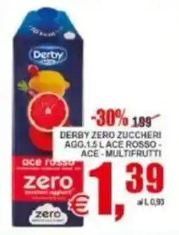 Pewex Derby ace rosso zero offerta