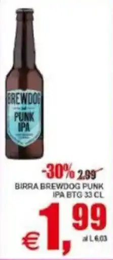 Pewex Birra BrewDog Punk IPA offerta
