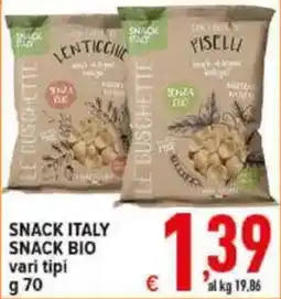 Iper Triscount Snack Italy snack bio offerta
