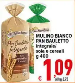 Iper Triscount Mulino Bianco Pan Bauletto Integrale offerta