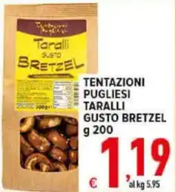 Iper Triscount Taralli gusto Bretzel offerta