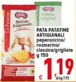 Iper Triscount Pata patatine artigianali offerta