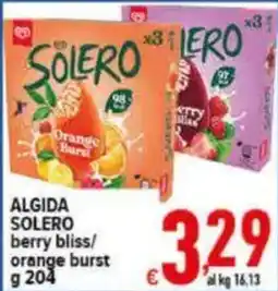 Iper Triscount Algida Solero berry bliss/orange burst offerta