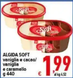 Iper Triscount Algida soft vaniglia e cacao offerta
