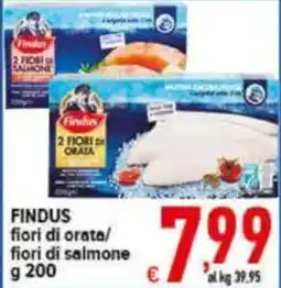 Iper Triscount Findus fiori di orata/fiori di salmone offerta