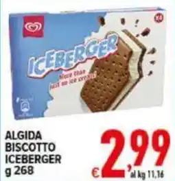 Iper Triscount Algida biscotto iceberg offerta