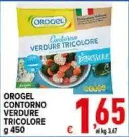 Iper Triscount Orogel contorno verdure tricolore offerta