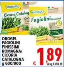 Iper Triscount Orogel fagiolini finissimi romagna/cicoria catalogna offerta