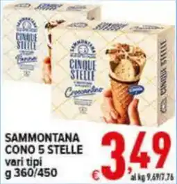 Iper Triscount Sammontana cono 5 stelle offerta