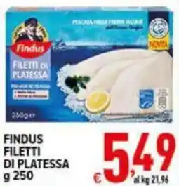 Iper Triscount Findus filetti di platessa offerta
