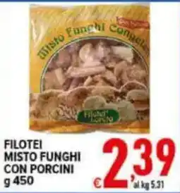 Iper Triscount Filotei misto funghi con porcini offerta