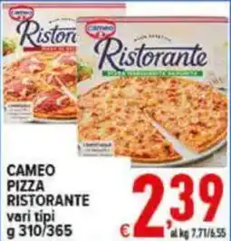 Iper Triscount Cameo pizza ristorante offerta