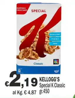 Primo Prezzo Kellogg's Special K Classic offerta