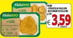 Iper Triscount Fileni BIO Cotoletta di pollo bio offerta