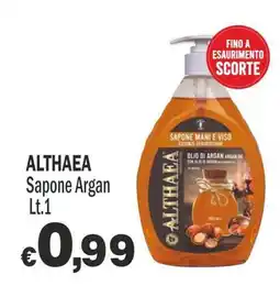 Primo Prezzo Sapone Argan Althaea offerta