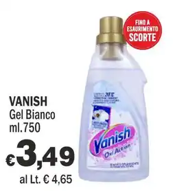 Primo Prezzo Vanish Gel Bianco offerta