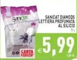 Pim Supermercati Sanicat Diamods lettiera profumata al silicio offerta