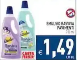 Pim Supermercati Emulsio ravviva pavimenti offerta