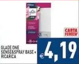 Pim Supermercati Glade One Sense&Spray Base + Ricarica offerta