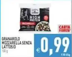 Pim Supermercati Granarolo Mozzarella senza lattosio offerta