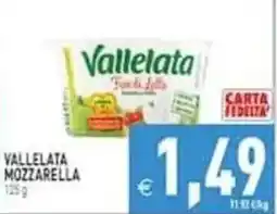 Pim Supermercati Vallelata Mozzarella offerta