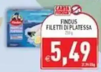 Pim Supermercati Findus filetti di platessa offerta