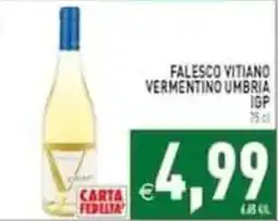 Pim Supermercati Falesco Vitiano Vermentino Umbria IGP offerta