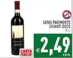 Pim Supermercati Sensi Parimento Chianti DOCG offerta