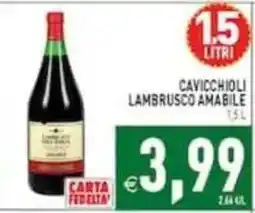 Pim Supermercati Cavicchioli Lambrusco Amabile offerta