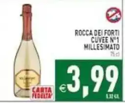 Pim Supermercati Rocca dei Forti Cuvee N°1 Millesimato offerta