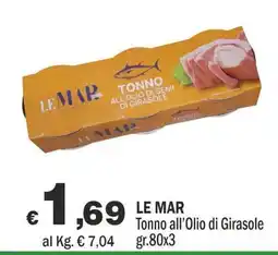 Primo Prezzo Le Mar Tonno all'Olio di Girasole offerta