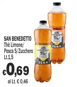 Primo Prezzo San Benedetto Thè Limone offerta