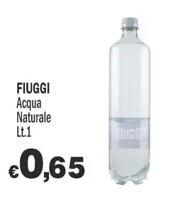 Primo Prezzo Fiuggi acqua naturale offerta