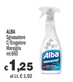 Primo Prezzo Alba sgrassatore marsiglia offerta