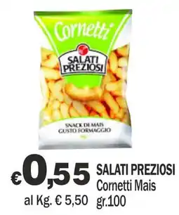 Primo Prezzo Salati Preziosi Cornetti Mais offerta