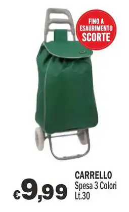 Primo Prezzo Carrello Spesa 3 Colori offerta