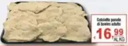 CTS Supermercati Cotolette panate di bovino adulto offerta