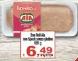CTS Supermercati Bon Roll Aia con Speck senza glutine offerta