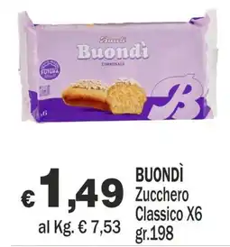 Primo Prezzo Buondì Zucchero Classico offerta