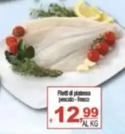 CTS Supermercati Filetti di platessa offerta
