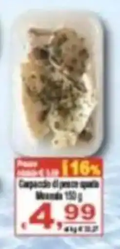 CTS Supermercati Capaccio di pesce spada offerta