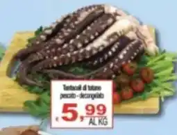 CTS Supermercati Tentacoli di totano offerta
